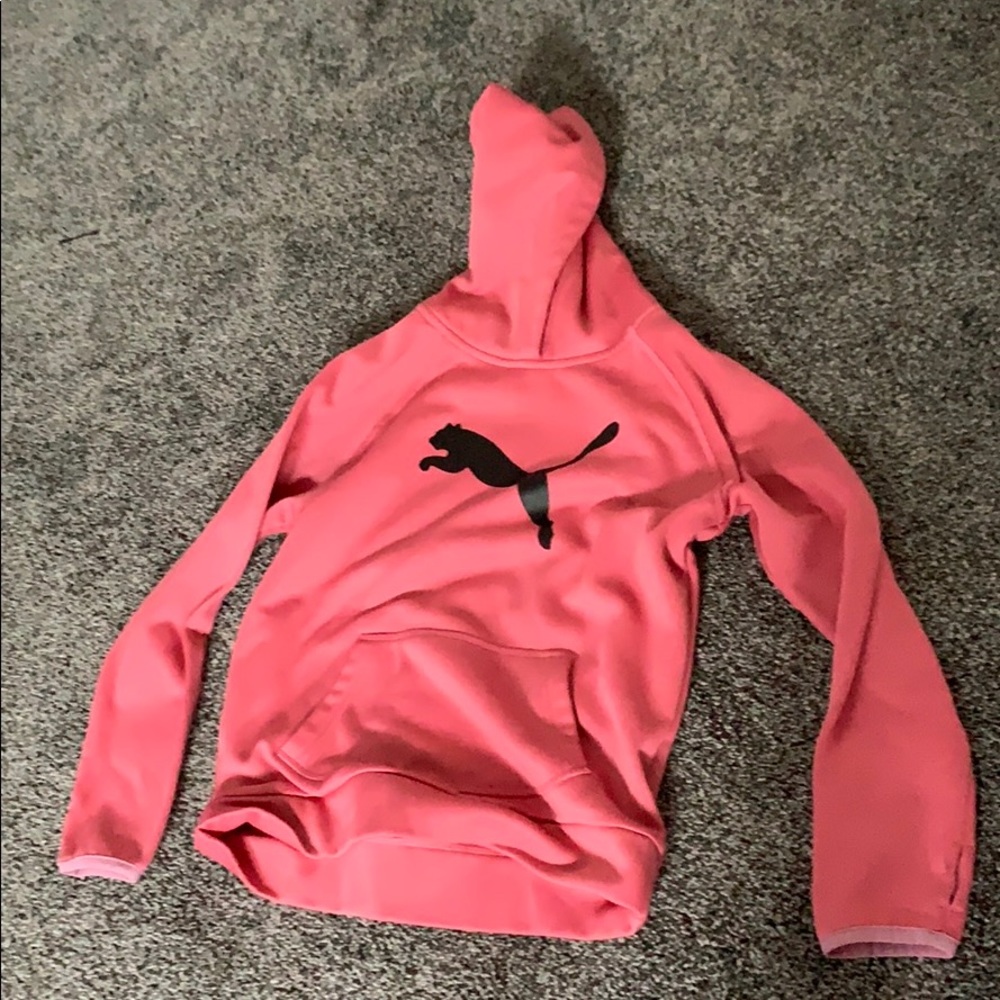 Pink puma kids sweatshirt